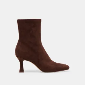 GLAMOR BOOTS DK BROWN STELLA SUEDE