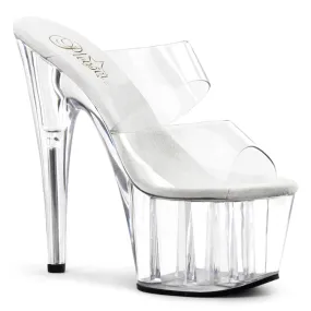 ADORE-702 Clear Double Band Upper Stripper Shoe