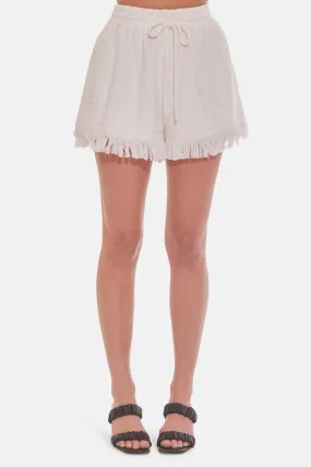 Alight Toweling Shorts white