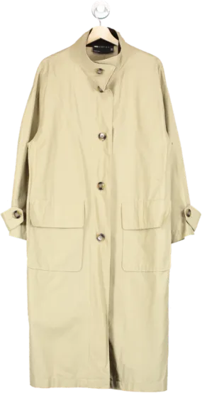 ASOS DESIGN Beige Longline Coat UK 8