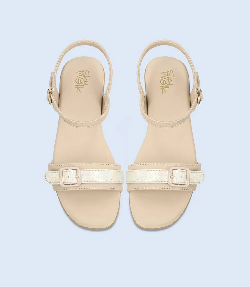 BW6314-BEIGE-Women Sandal