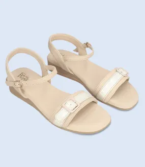 BW6314-BEIGE-Women Sandal