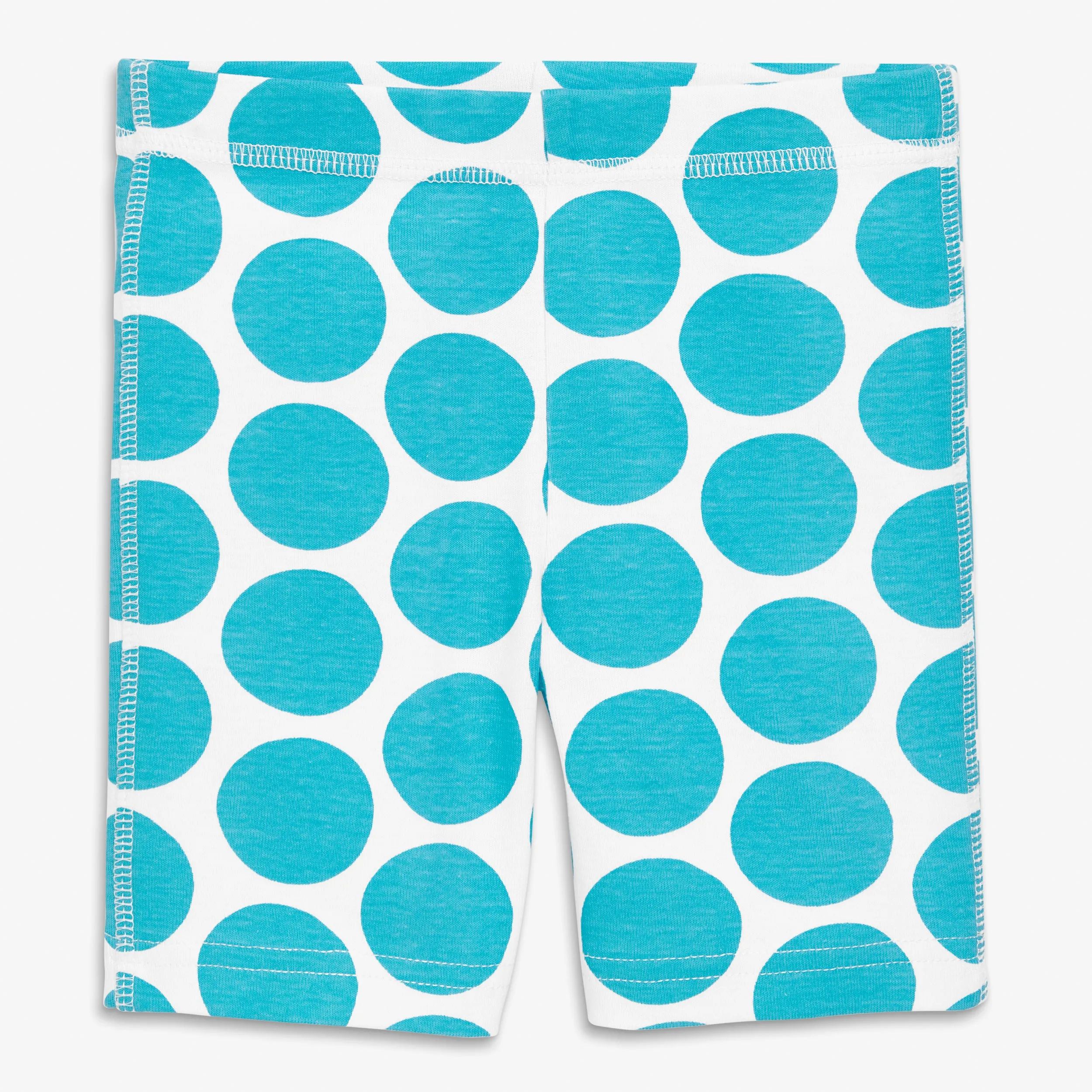 Clearance kids organic pj short in cutout dot