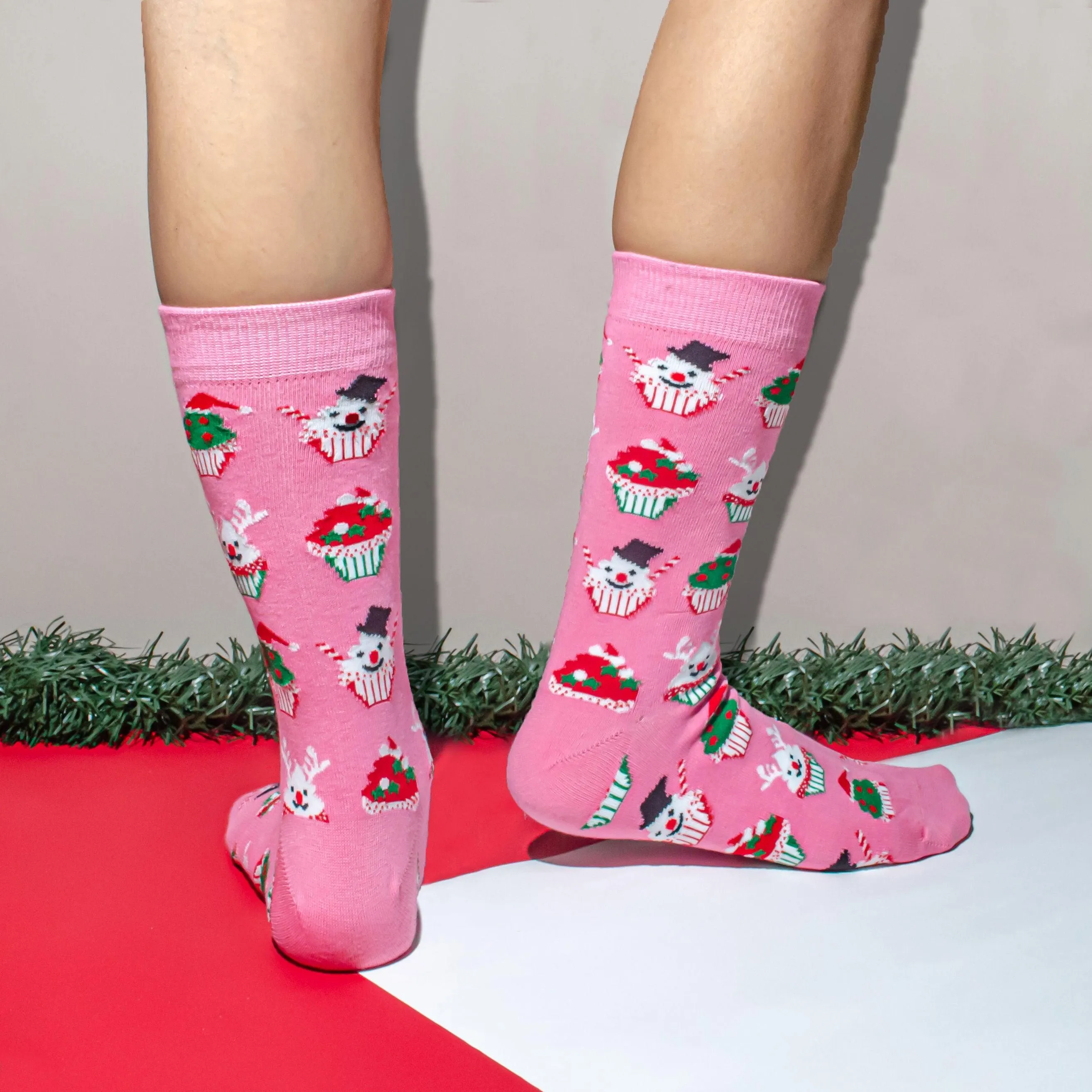 Cupcake Mid Calf Women's Socks