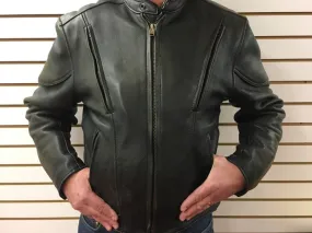 Fox Creek Leather Motorcycle Jacket  - Lightly worn - Men's 42