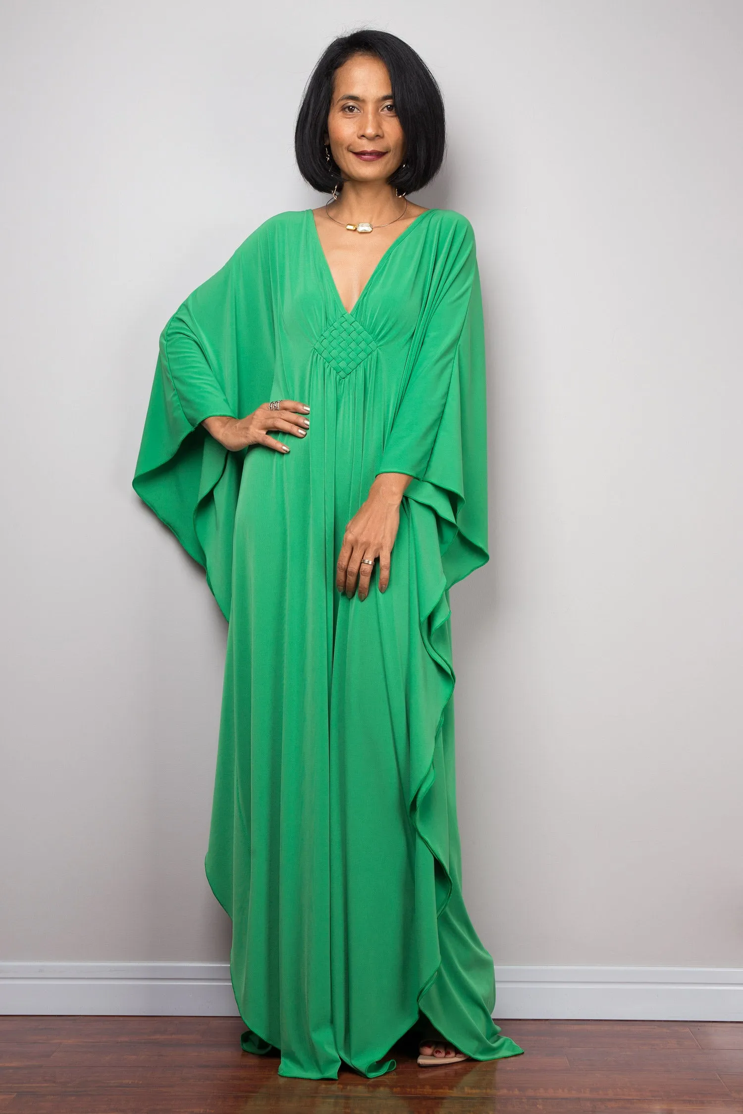 Green kaftan