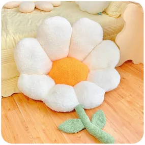 Kawaii Soft Flower Seat Cushion