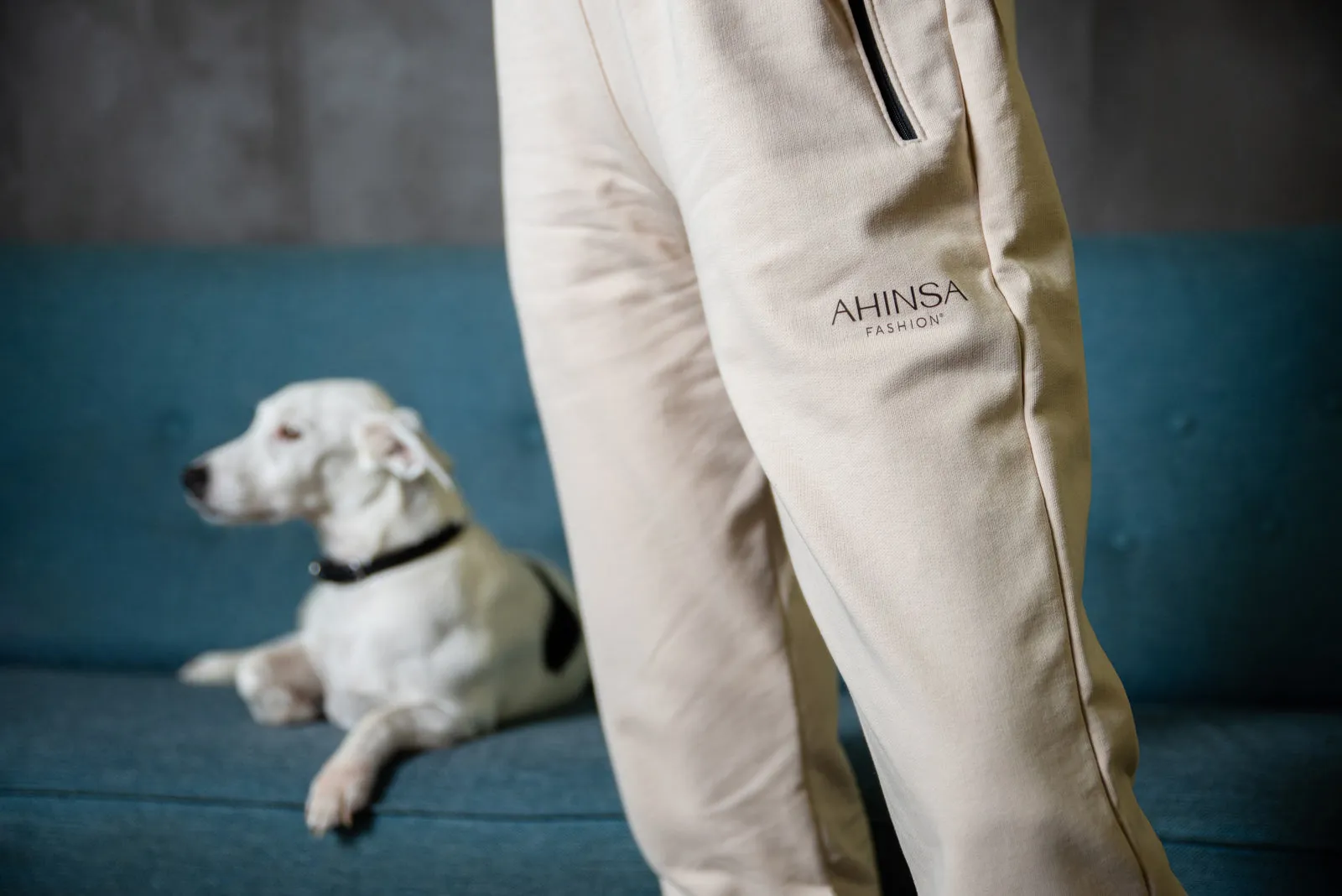 Men's Ahinsa fashion sweatpants beige