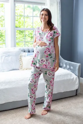 Olivia Maternity Nursing Pajamas