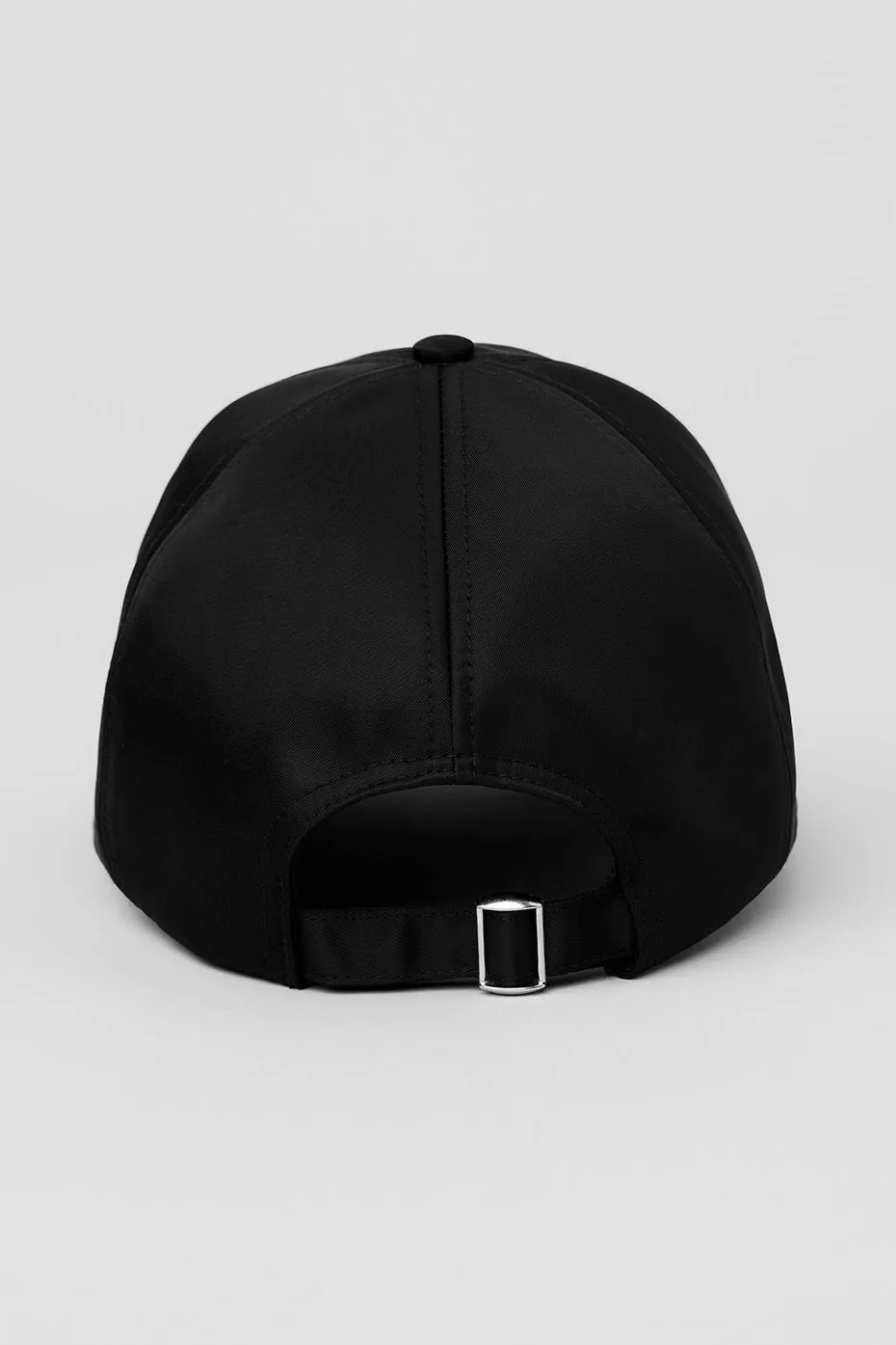 Satin Off-Duty Cap - Black