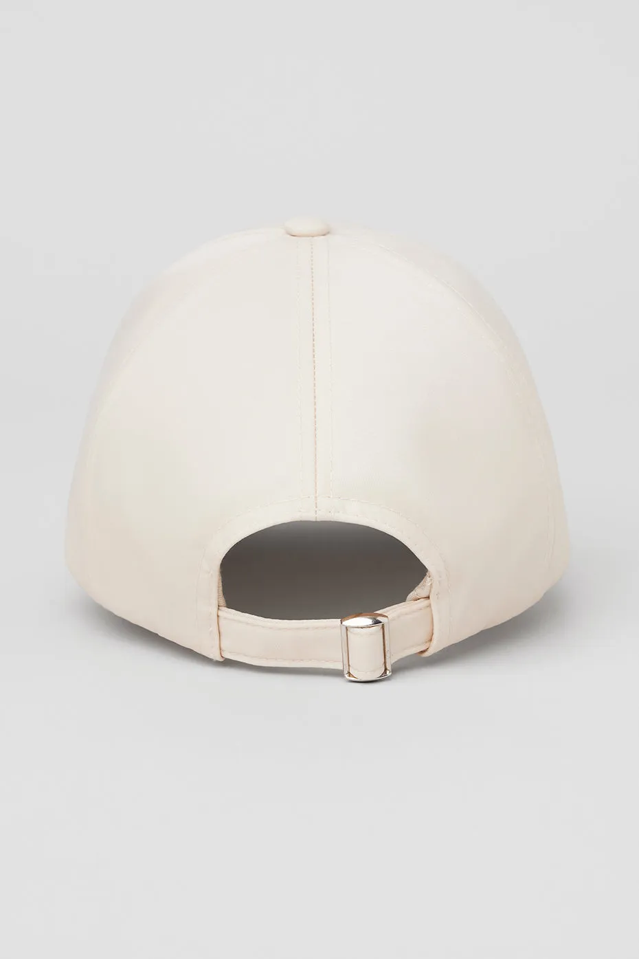 Satin Off-Duty Cap - Creme