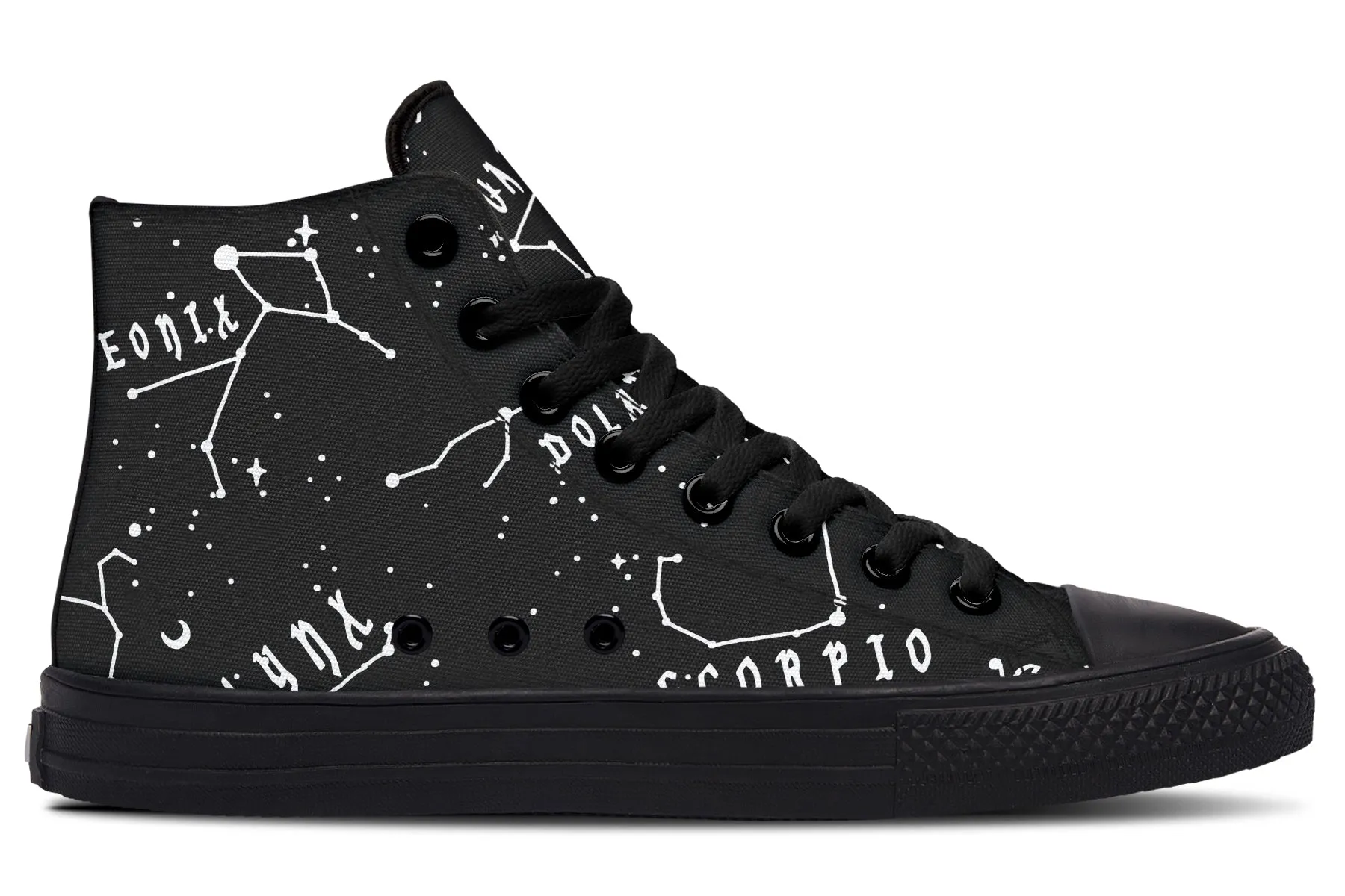 Stellar High Tops - Classic Premium Canvas Shoes with Comfortable and Durable Soles