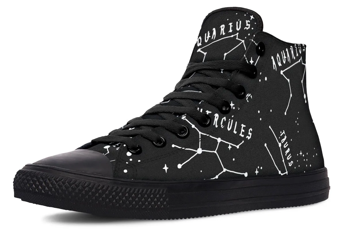 Stellar High Tops - Classic Premium Canvas Shoes with Comfortable and Durable Soles