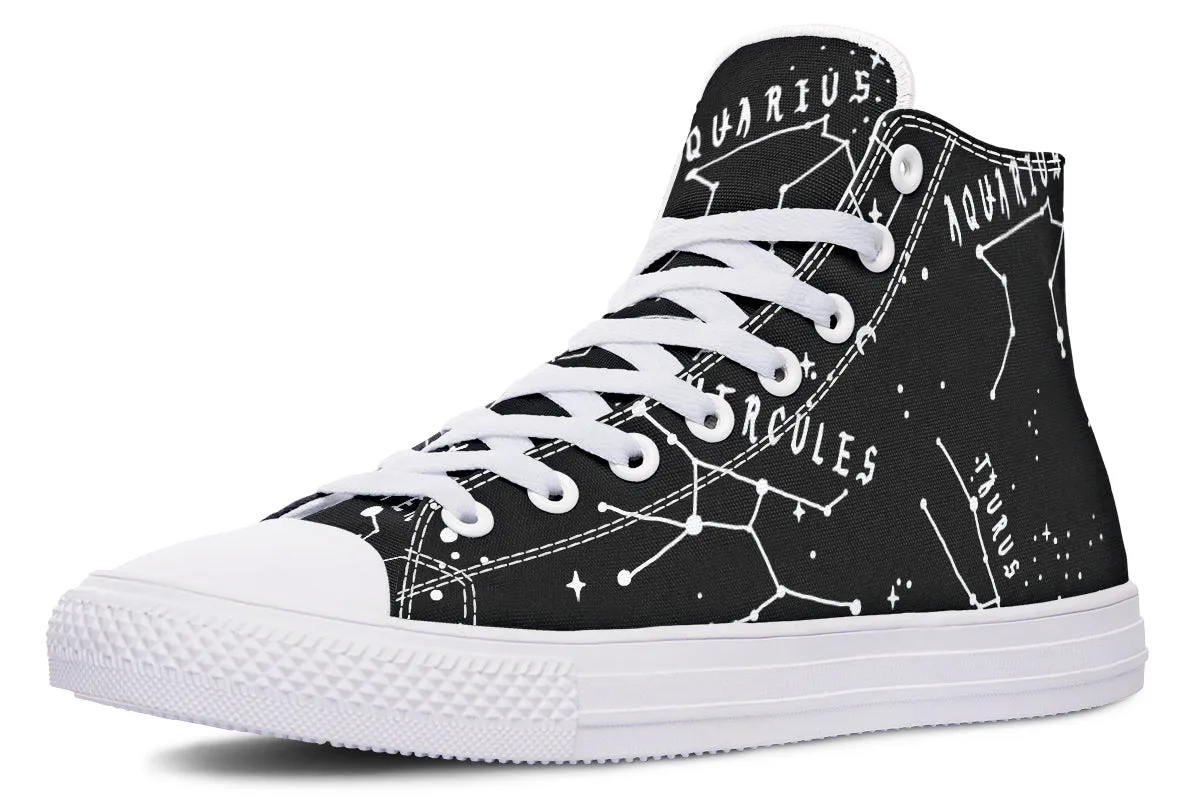 Stellar High Tops - Classic Premium Canvas Shoes with Comfortable and Durable Soles