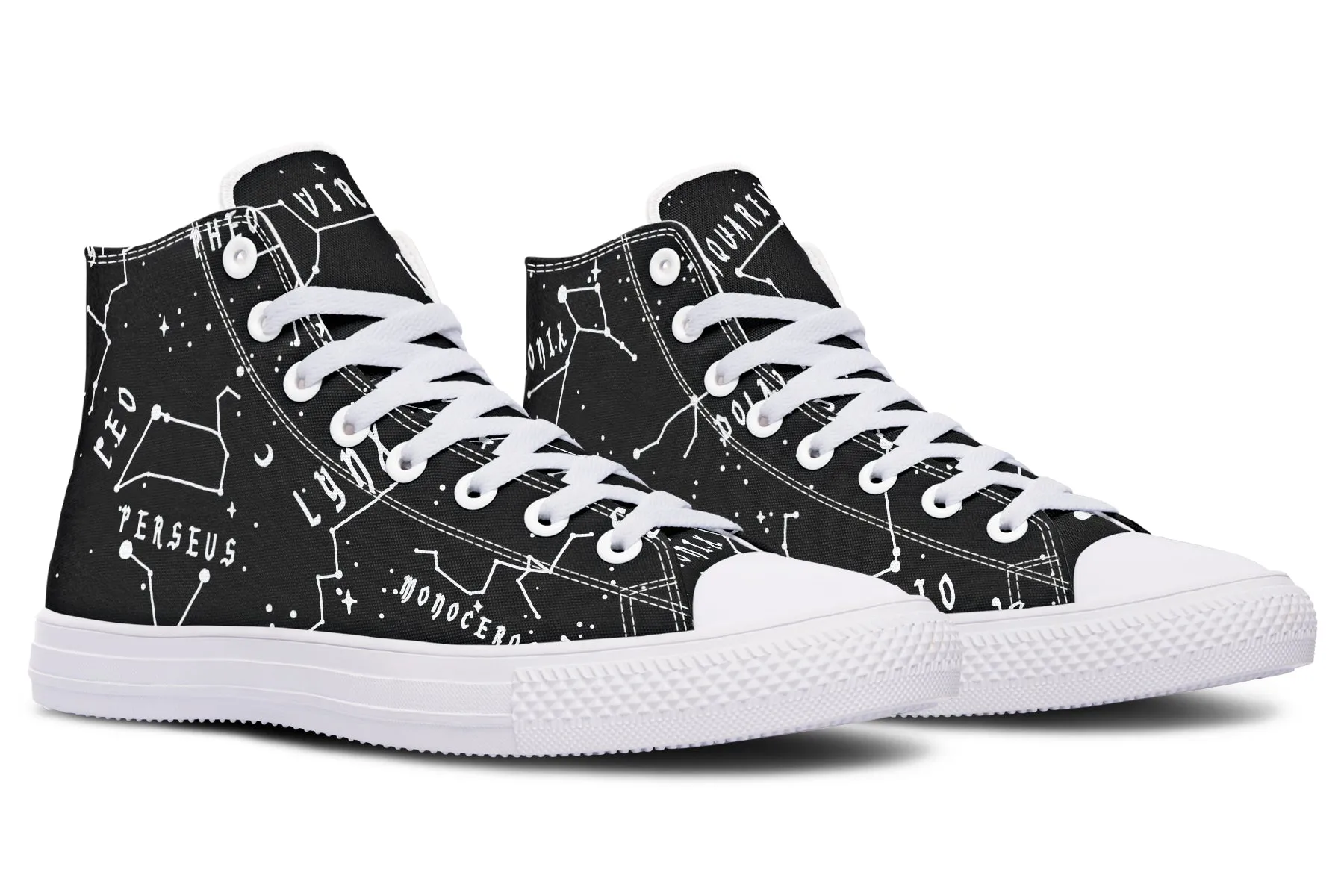 Stellar High Tops - Classic Premium Canvas Shoes with Comfortable and Durable Soles