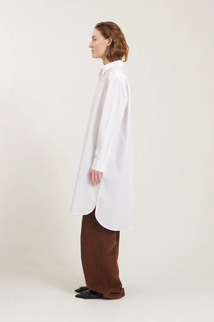 Vilde Oversized Dress GOTS - Bright White