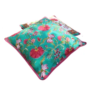 Vintage Floral Cotton Cushion Cover - Set of 2